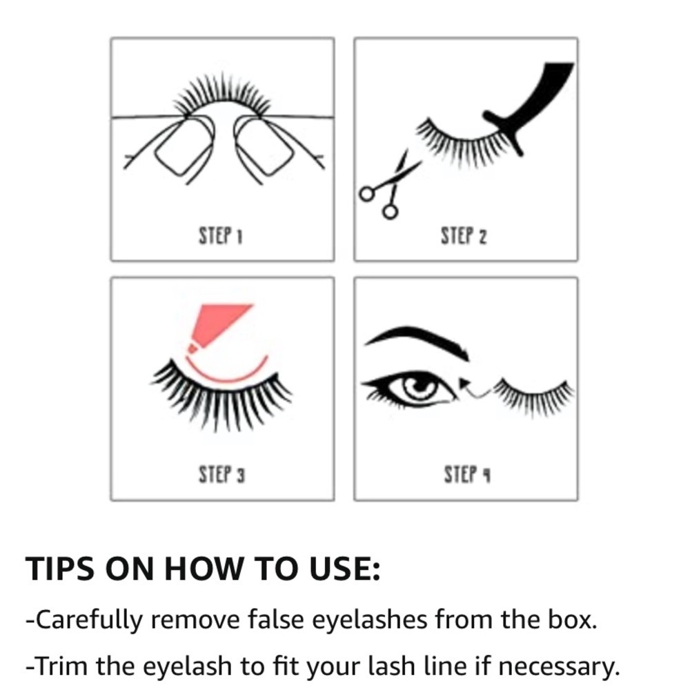 Luxe 3D Mink Lashes Fake Eyelashes Glam Full - Picture 6 of 6